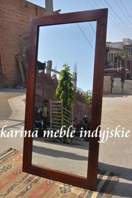 meble kolonialne - lustro