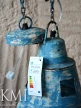 lampa vintage | loft colors M-2717 niebieska