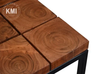 meble nowoczesne | stolik Organic Loft drewno metal