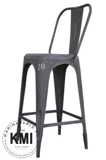 metalowe krzesło barowe Tolix M-3020