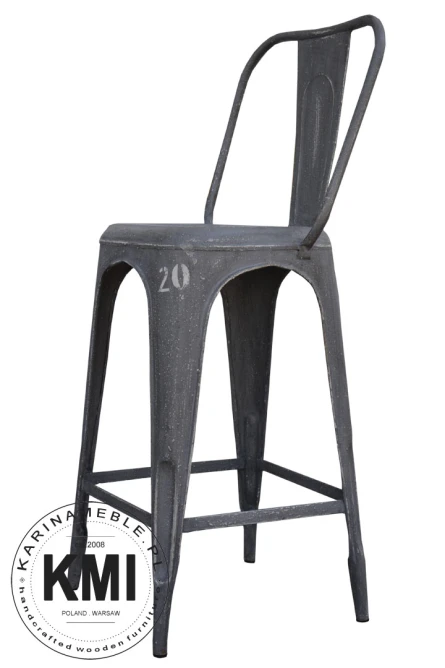 metalowe krzesło barowe Tolix M-3020
