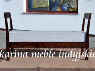 karina meble indyjskie - kolonialna ławka