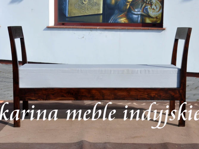 karina meble indyjskie - kolonialna ławka