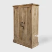 profil boczny z drzwiczkami komoda rustykalna meble drewniane widok pod katem