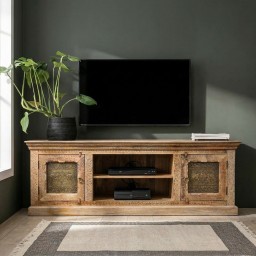 Szafka RTV Golden Bazaar Meble Indyjskie Styl Orientalny