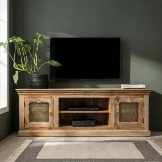 Szafka RTV Golden Bazaar Meble Indyjskie Styl Orientalny