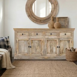 Komoda Milford 180x90 Drewno Mango | Meble Rustykalne