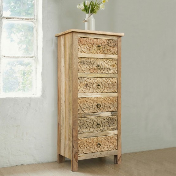 aranzacja wnetrza komoda szufladnik z szufladami meble indyjskie