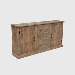 Komoda Drewniana Malibu 193 cm Drewno Mango | Meble Rustykalne