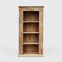 Meble Indyjskie | orientalna biblioteczka / regał z drewna mango