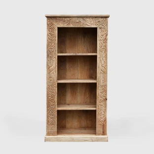 Meble Indyjskie | orientalna biblioteczka / regał z drewna mango
