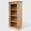 biblioteczka indyjska profil boczny z rzezbieniami meble indyjskie