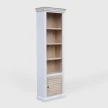 waski regal drewniany widok pod katem meble hampton