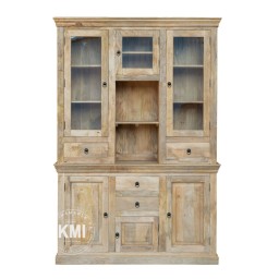 Klasyczny Kredens Rustykalny 150 cm | Meble Indyjskie z Drewna Mango