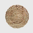 drewniany panel ścienny mandala rzeźbiona ażurowa dekoracja boho naturalne drewno