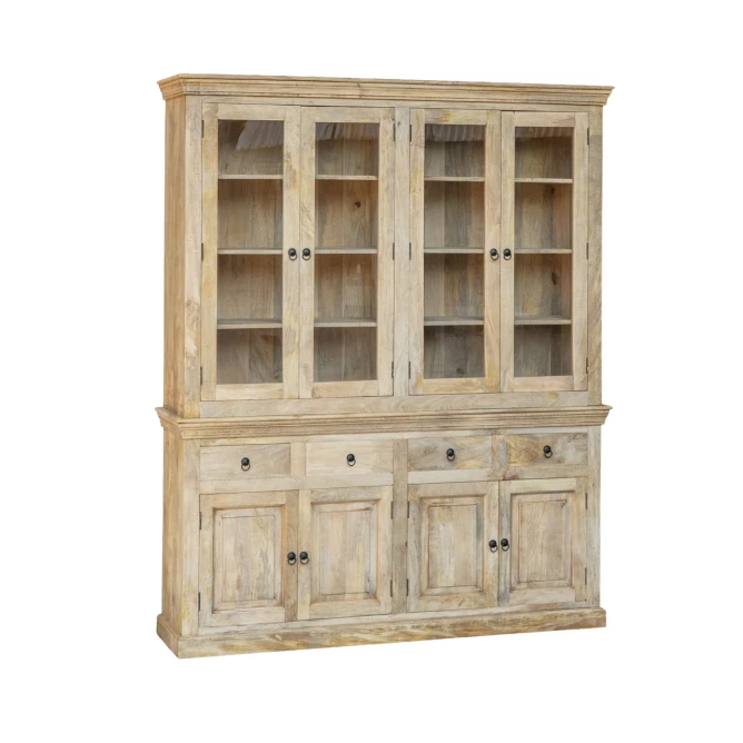 rustykalny kredens z litego drewna mango 180cm