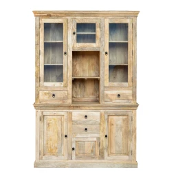 Meble Drewniane | Kredens z Nadstawką Witryna 150 cm Mango Lakier