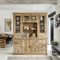 Meble Drewniane | Klasyczny Kredens Oliwia 180 cm Mango