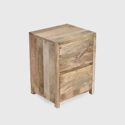 Szafka Nocna z szufladami i Lite Drewno Mango | Meble Indyjskie