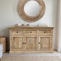 Meble Rustykalne | Komoda Drewniana Milford 150x90 cm Mango
