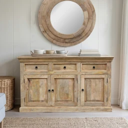 Meble Rustykalne | Komoda Drewniana Milford 150x90 cm Mango