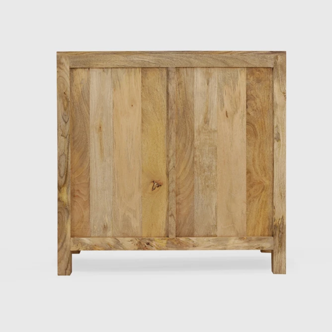 komoda indyjska 90x40x90 cm tył meble zrobiony z litego drewna