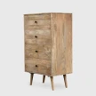 komoda mango z litego drewna w stylu boho