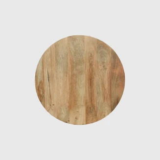 Blat Drewniany Do Stołu Okrągły 70 cm Lite Mango Kawiarnia 40mm