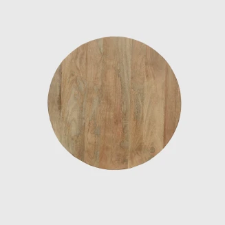 Blat Drewniany Do Stołu Okrągły 70 cm Lite Mango Kawiarnia 15mm