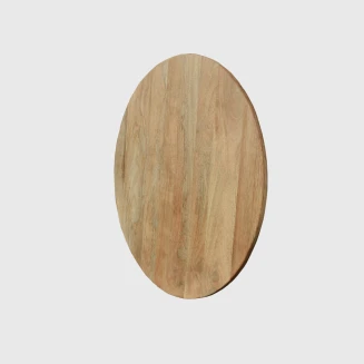 Blat Drewniany Do Stołu Okrągły 70 cm Lite Mango Kawiarnia 15mm