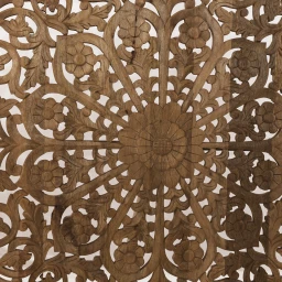 Meble Orientalne | Panel Drewniany Ażurowy Zagłówek Mango 150x150 cm
