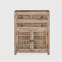 Meble Drewniane | Komoda Orientalna Shanti Mango Patynowana 90 cm
