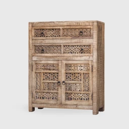 Meble Drewniane | Komoda Orientalna Shanti Mango Patynowana 90 cm