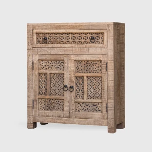Meble Drewniane | Komoda Orientalna Shanti Mango Patynowana 75 cm