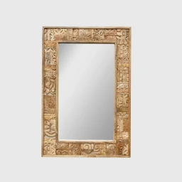 Meble Drewniane | Lustro Orientalne Yasmin z Recyklingu 60x90 cm