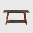 konsola loftowa Driftwood ze starego drewna 140 cm widok frontowy