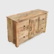 komoda pod umywalke monsoon z drewna mango widok pod katem z lewej meble drewniane