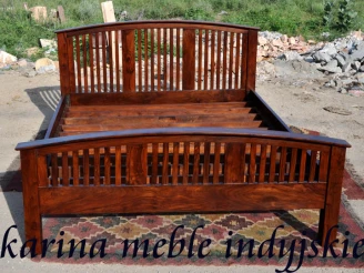 karina meble indyjskie - kolonialny łóżko