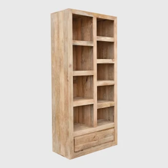 Nowoczesna Biblioteczka Asymetryczna Mango 90cm | Meble Drewniane
