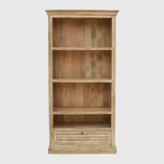 Stylowa Biblioteczka Drewniana Postarzana 90 cm