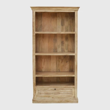 Stylowa Biblioteczka Drewniana Postarzana 90 cm