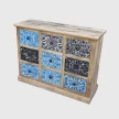 komoda orientalna kolorowa z litego drewna mango patchwork