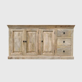 Meble Rustykalne | Duża Komoda Drewniana z Mango Milford 180 cm