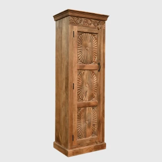 Pojedyncza Szafa Indyjska Lite Drewno 190 cm