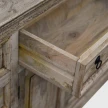 zblizenie na blat mebla komoda drewniana milford 150 cm meble rustykalne z drewna mango