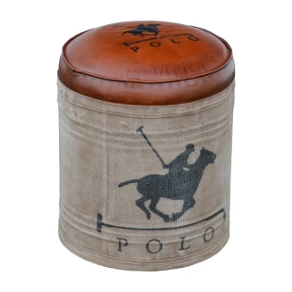 Loftowa pufa Polo – styl industrialny i vintage