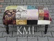 meble z indii | ławka patchwork LD-229