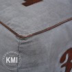 meble designerskie | bawełniana pufa 2 3 10