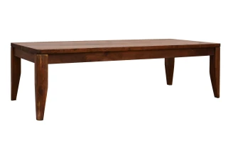 meble drewniane | duży stolik kawowy 140 cm lite drewno akacja brown