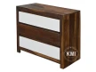 meble loftowe | komoda z trzema szufladami Sheesham White